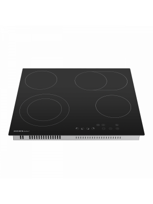 Электрическая варочная панель HOMSair HVС64SMDBK Black спереди