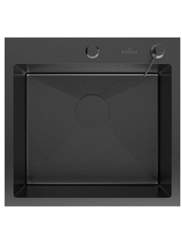 Кухонная мойка Roxen Simple 560220-50B графит