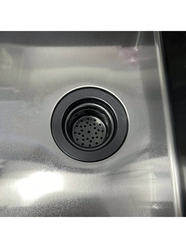 Кухонная мойка Roxen Simple 560220-55B графит вблизи