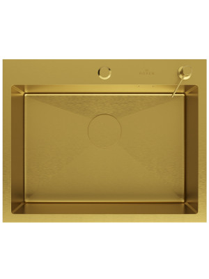Кухонная мойка Roxen Simple 560220-60G золотистый