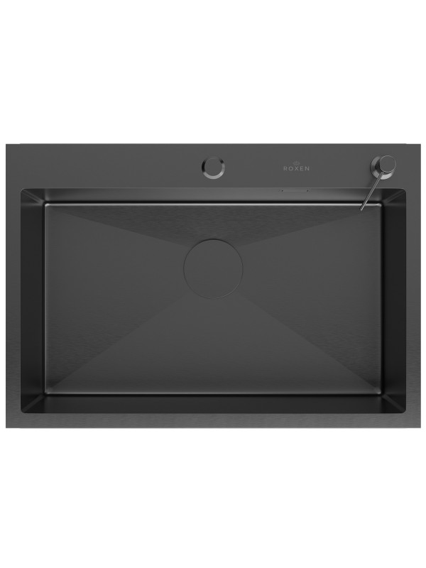 Кухонная мойка Roxen Simple 560220-70B графит