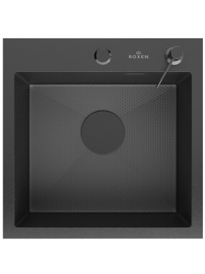 Кухонная мойка Roxen Snake 560220-45-BS графит