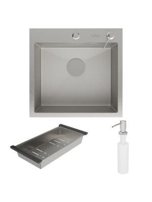 Кухонная мойка Roxen Snake 560220-50-S сатин комплектация