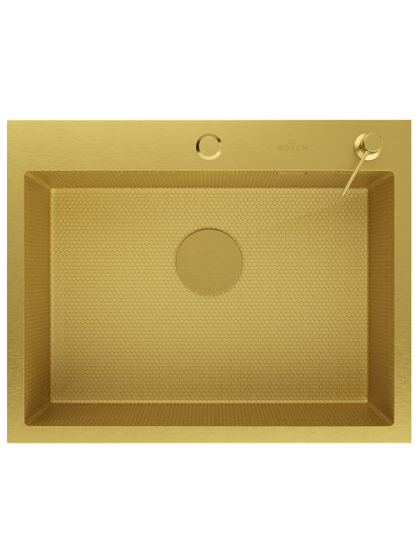 Кухонная мойка Roxen Snake 560220-60-GS золотистый