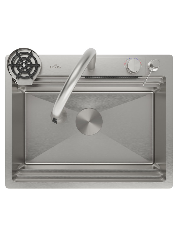 Кухонная мойка Roxen Stage Plus 560250-60 сатин