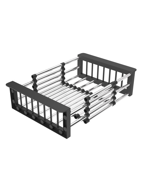 Кухонная мойка Roxen Stage Plus 560250-60B графит коландер