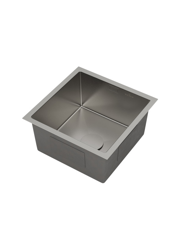 Кухонная мойка Roxen Uno 560210-44 сатин сбоку