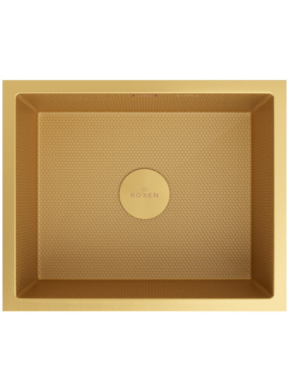 Кухонная мойка Roxen Uno 560210-54-GS золотистый