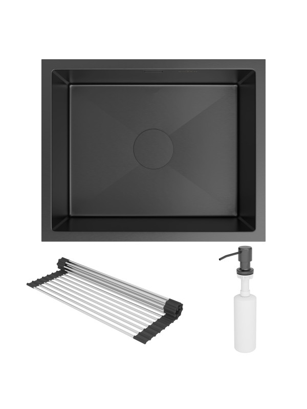 Кухонная мойка Roxen Uno 560210-54B графит