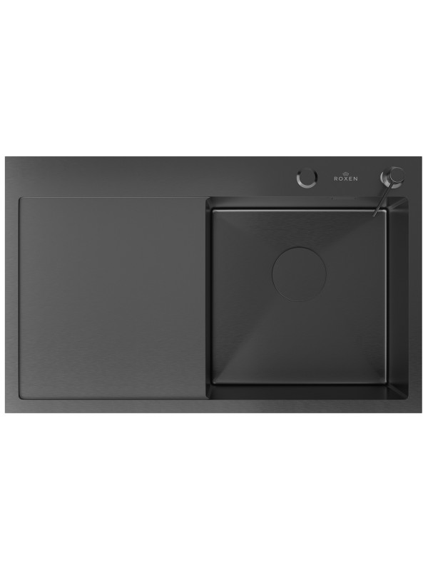 Кухонная мойка Roxen Vespa 560230-70RB графит