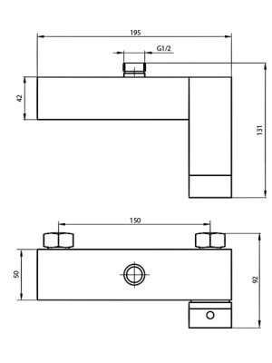 Смеситель Ahti Rauma RM305000 хром схема