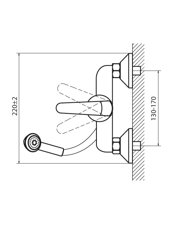Смеситель Ahti Satakunta SK305000 хром схема (1)