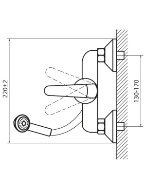 Смеситель Ahti Satakunta SK305000 хром схема (1)