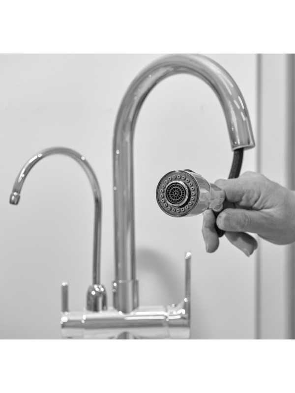 Смеситель Ahti Kemi KM803013 хром выдвижной излив (1)