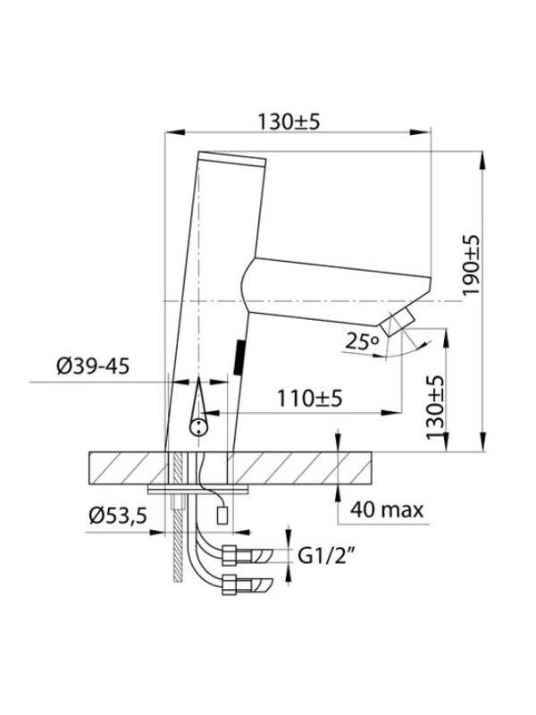 Смеситель Ahti SN207501 хром схема