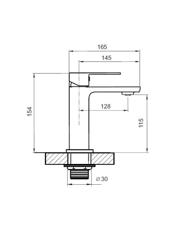 Смеситель Ahti Heinola HN201001 хром схема