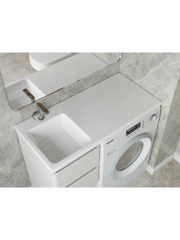 Умывальник Madera Kamilla 100 L в интерьере