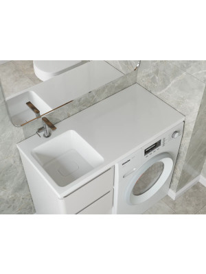 Умывальник Madera Kamilla 100 L в интерьере