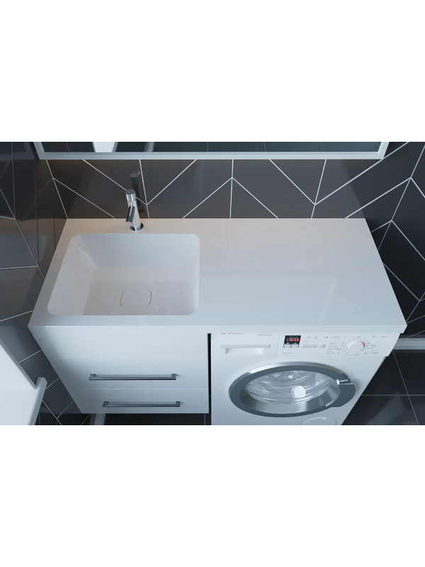 Умывальник Madera Kamilla 110 L в интерьере