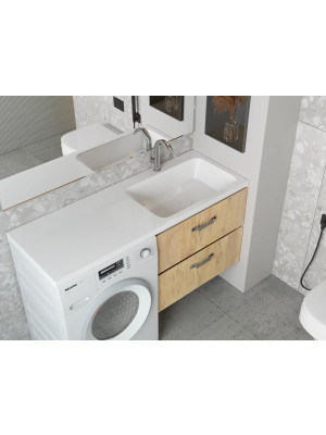 Умывальник Madera Kamilla 130 R в интерьере