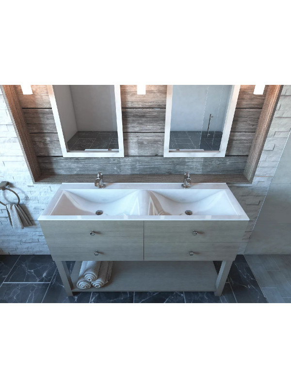 Умывальник Madera Pulsus 140 в интерьере