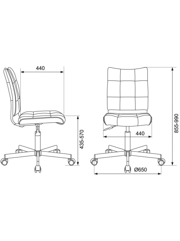 Кресло компьютерное Бюрократ CH-330M темно-синий размеры