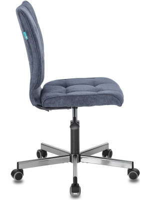 Кресло компьютерное Бюрократ CH-330M темно-синий вид сбоку