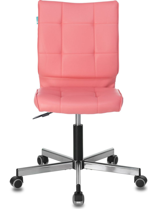 Кресло компьютерное Бюрократ CH-330M розовый вид спереди
