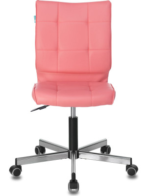 Кресло компьютерное Бюрократ CH-330M розовый вид спереди
