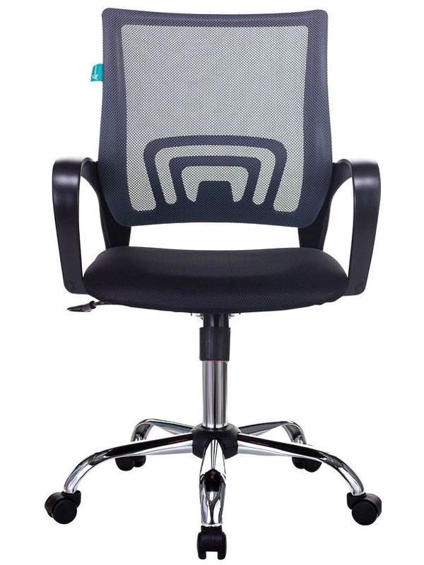 Кресло компьютерное Бюрократ CH-695NSL темно-серый вид спереди