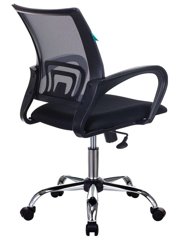 Кресло компьютерное Бюрократ CH-695NSL темно-серый вид сзади