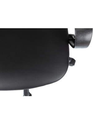 Кресло компьютерное Бюрократ CH-695N черный (экокожа) сиденье