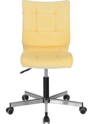 Кресло компьютерное Бюрократ CH-330M желтый вид спереди