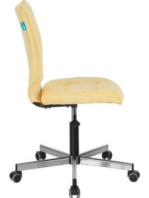 Кресло компьютерное Бюрократ CH-330M желтый вид сбоку
