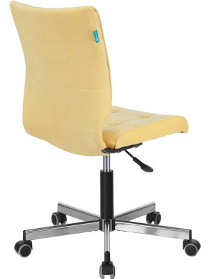 Кресло компьютерное Бюрократ CH-330M желтый вид сзади