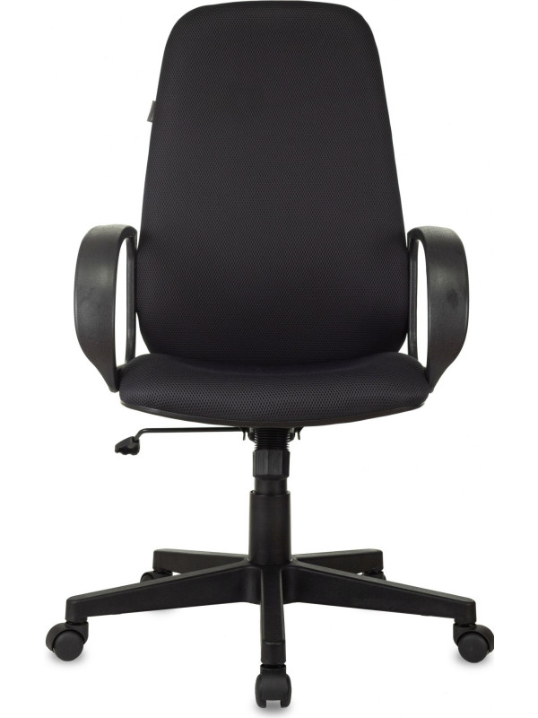 Кресло компьютерное Бюрократ Ch-808AXSN/G темно-серый вид спереди