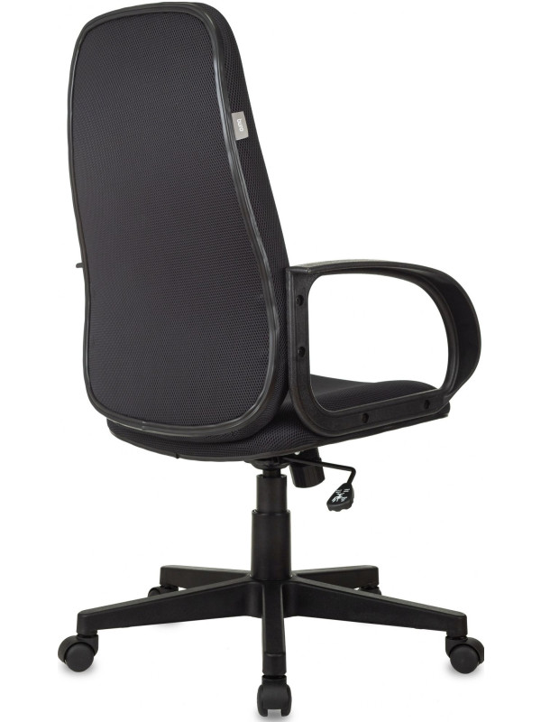 Кресло компьютерное Бюрократ Ch-808AXSN/G темно-серый вид сзади