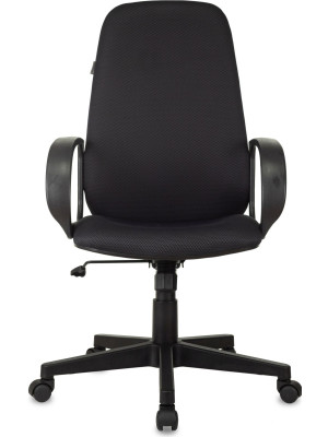 Кресло компьютерное Бюрократ Ch-808AXSN/G темно-серый вид спереди