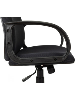 Кресло компьютерное Бюрократ Ch-808AXSN/G темно-серый вид сбоку подлокотники