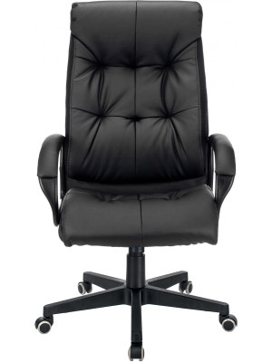 Кресло компьютерное Бюрократ CH-824 черный вид спереди