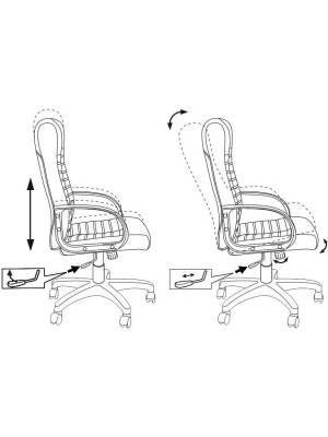 Кресло компьютерное Бюрократ KB-10LITE схема