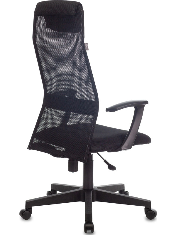 Кресло компьютерное Бюрократ KB-8 черный вид сзади