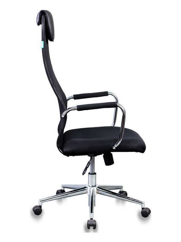 Кресло компьютерное Бюрократ KB-9N черный вид сбоку