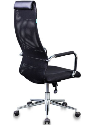 Кресло компьютерное Бюрократ KB-9N черный вид сзади