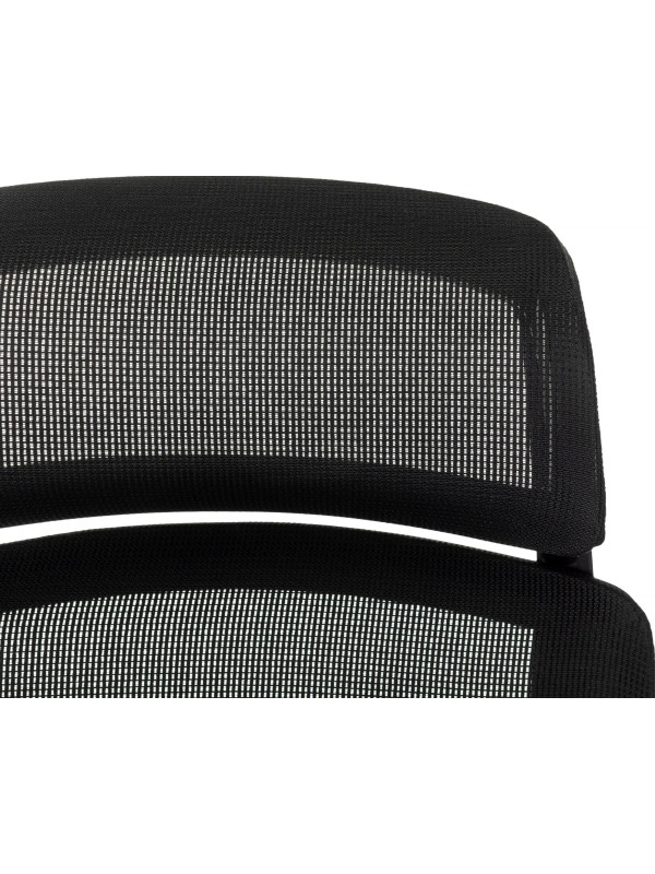 Кресло компьютерное Бюрократ MC-412N-H черный подголовник