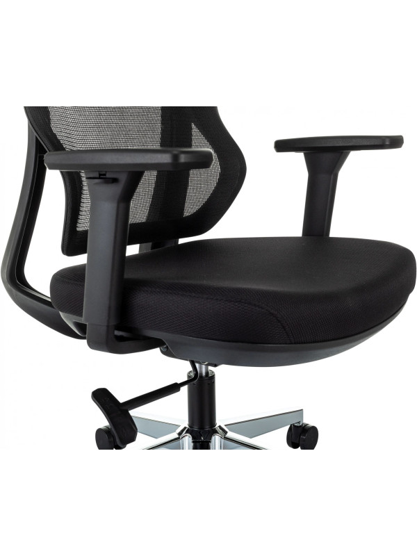 Кресло компьютерное Бюрократ MC-412N-H черный сиденье и спинка