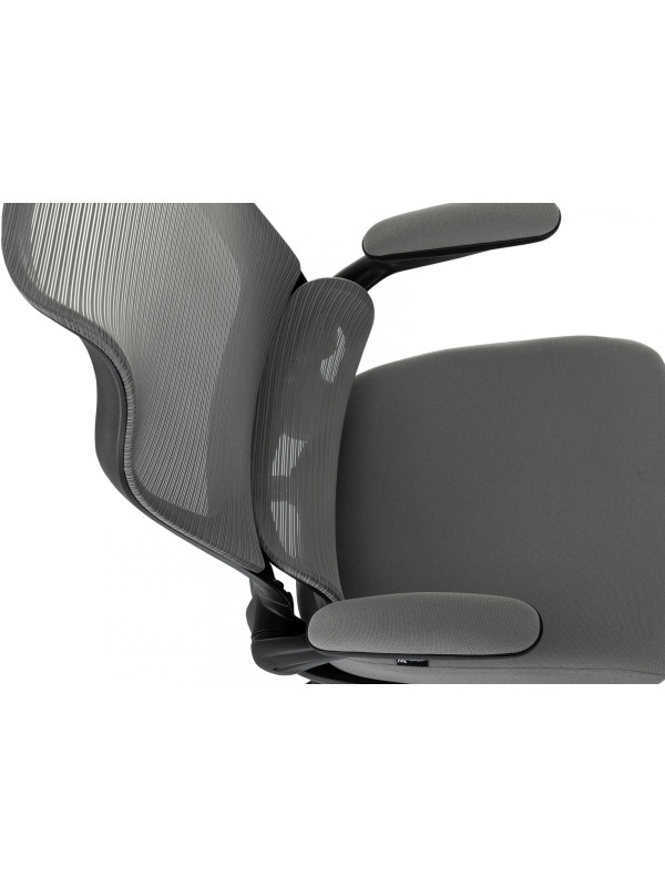 Кресло компьютерное Бюрократ Sigma 1 серый подлокотники и поясничная поддержка