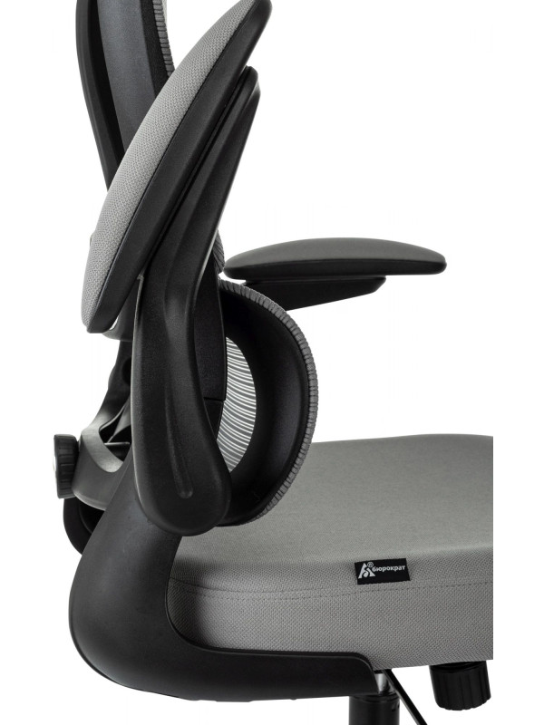 Кресло компьютерное Бюрократ Sigma 1 серый спинка и подлокотники