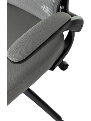 Кресло компьютерное Бюрократ Sigma 1 серый подлокотники