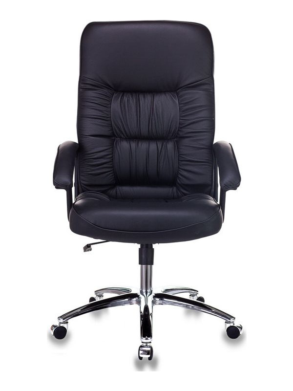 Кресло компьютерное Бюрократ T-9908AXSN-AB черный вид спереди